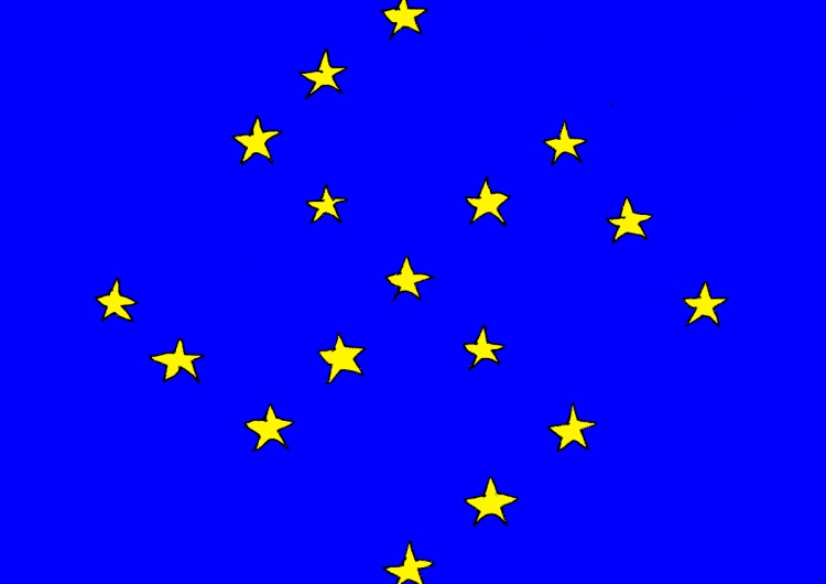 Modyfikowana flaga UE O tym nie dowiecie się z oficjalnych biogramów. Taka jest prawda o Walterze Hallsteinie - pierwszym, niemieckim przewodniczącym Komisji Europejskiej