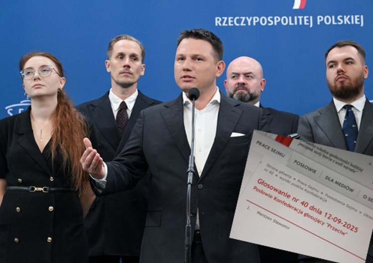 Sławomir Mentzen Mentzen przeciwko karaniu banderyzmu. Zaskakujące głosowanie Konfederacji