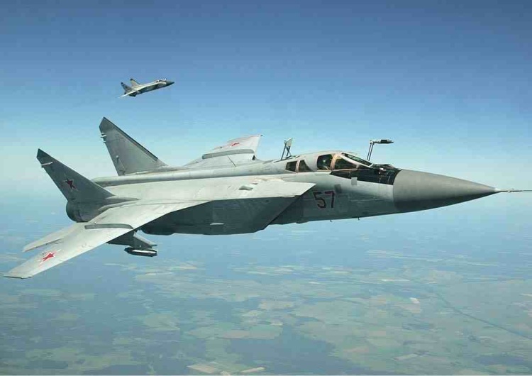 Mig-31 (zdj. ilustracyjne) Rosyjskie Migi na Estonią. Jest reakcja