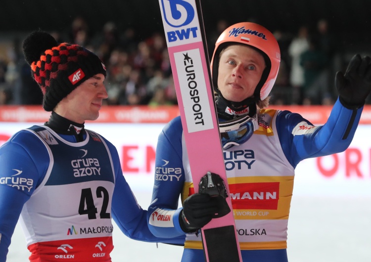 Dawid Kubacki Kamil Stoch Stoch i Kubacki najlepsi w konkursie. Wygrali w wielkim stylu