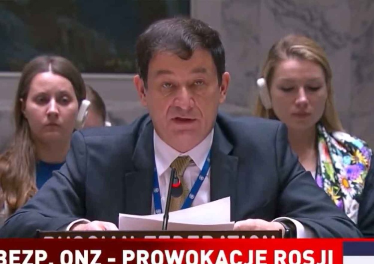 Przedstawiciel Rosji w ONZ zrobił użytek z wystąpienia Bosackiego Przedstawiciel Rosji w ONZ wyśmiał rząd Tuska ws. incydentu w Wyrykach