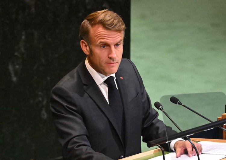 Emmanuel Macron Macron: Francja uznaje państwo palestyńskie
