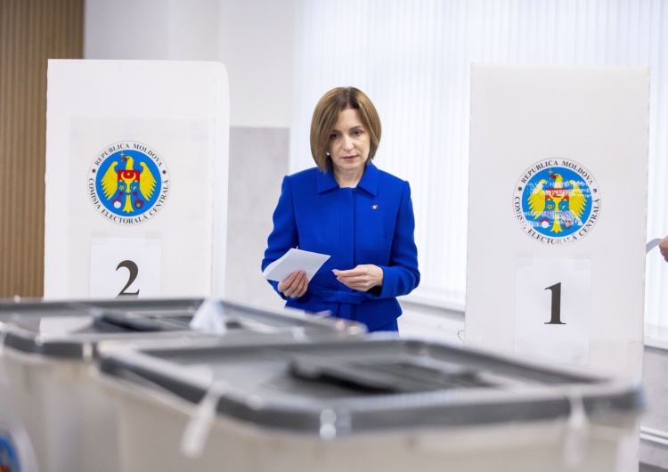 Prezydent Mołdawii Maia Sandu Wybory w Mołdawii. Podano wyniki po przeliczeniu 99,52 proc. głosów