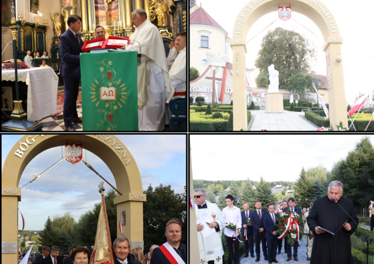  1000 lat Królestwa Polskiego i 45 lat Solidarności. W Morawicy odsłonięto Łuk Triumfalny 