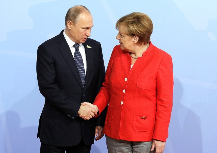 Władimir Putin i Angela Merkel Mamy analizę słów Angeli Merkel w wywiadzie dla portalu 