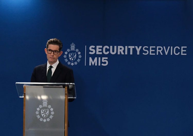 Szef MI5 Sir Ken McCallum Brytyjski wywiad interweniował operacyjnie ws. Chin. W tle bezpieczeństwo narodowe