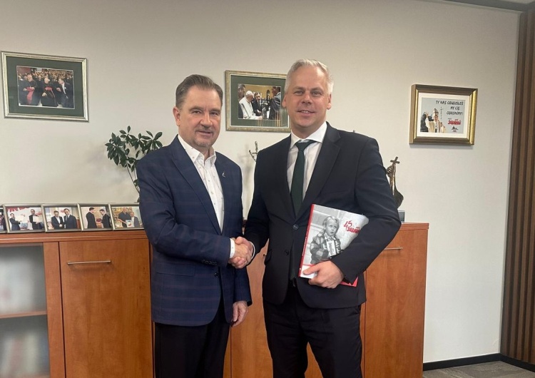 Piotr Duda i Karol Rabenda Piotr Duda spotkał się z ministrem Karolem Rabendą