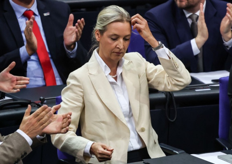 Alice Weidel AfD bije rekord w sondażu. Partia Alice Weidel wyprzedza CDU/CSU
