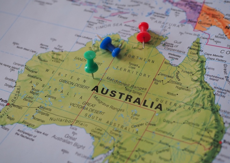 Mapa Australia Australia bije rekordy upałów. Meteorolodzy ostrzegają