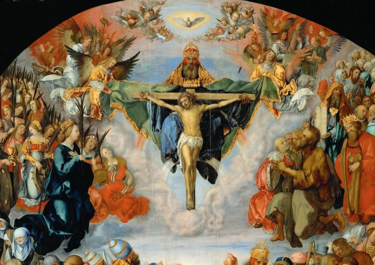 Wszyscy święci, obraz pędzla Albrechta Dürera z ołtarza w Landau z 1511 roku Dziś uroczystość Wszystkich Świętych. Myślimy o tych, którzy osiągnęli zbawienie