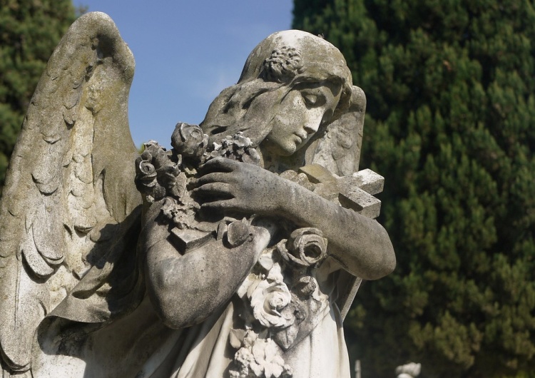 Rzeźba anioł Marcin Bąk: Nostalgia, nostalgia