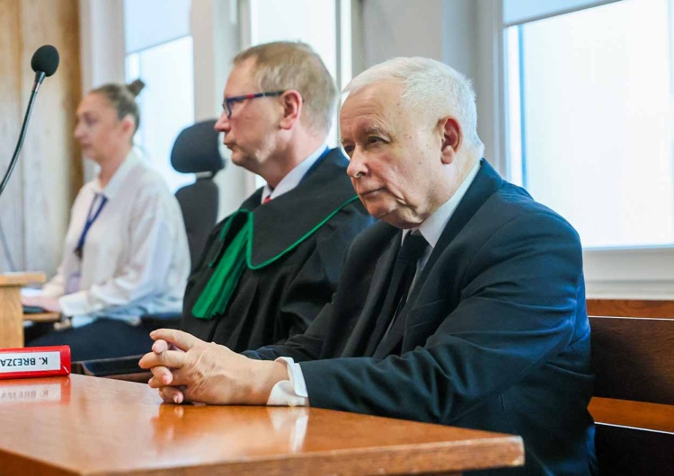 Jarosław Kaczyński Kaczyński stawił się w sądzie. Mocne słowa