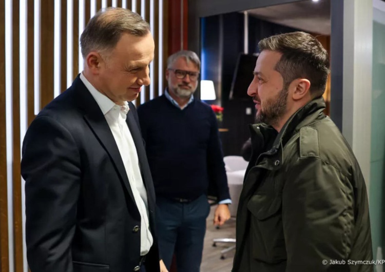 Andrzej Duda i Wołodymyr Zełensky Cień na prezydenturze Andrzeja Dudy
