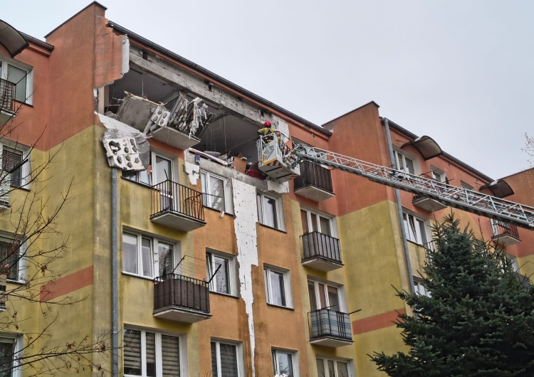 Braniewo Potężny wybuch gazu w Braniewie. Trwa akcja służb