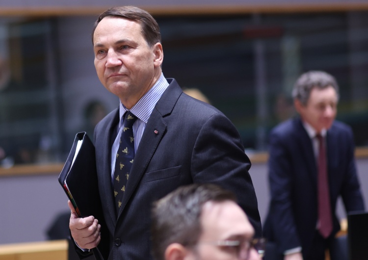 Minister spraw zagranicznych Radosław Sikorski Sikorski: Polskie MSZ przekaże 100 mln dolarów na broń dla Ukrainy