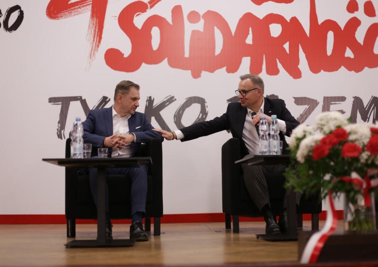 Spotkanie z prezydentem Andrzejem Dudą w sali BHP Prezydent Solidarności. Wyjątkowe spotkanie z prezydentem Andrzejem Dudą w Sali BHP