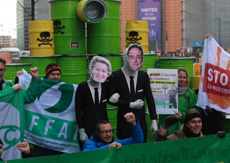 Protesty przeciwko umowie z państwami Merosur nie ustają Merosur wcześniej? Unia planuje przyspieszenie