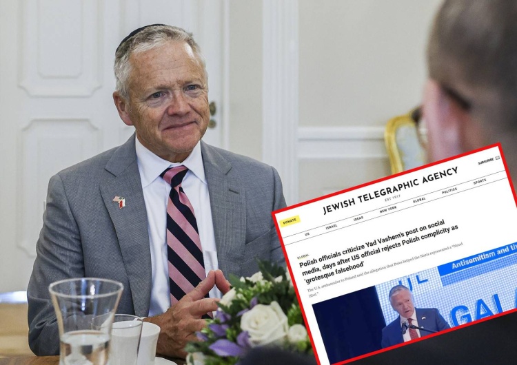 Tom Rose Żydowska agencja prasowa wściekła po przemówieniu ambasadora USA w Warszawie