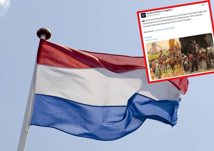 Holenderska flaga Ambasador Rosji doprowadził Holendrów do szału