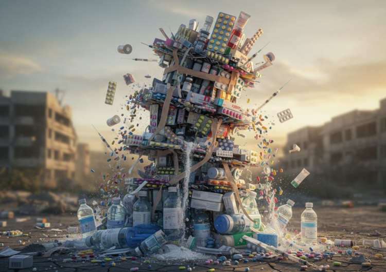 Wieża z leków i tabletek Ma zostać zlikwidowanych 30 procent szpitali