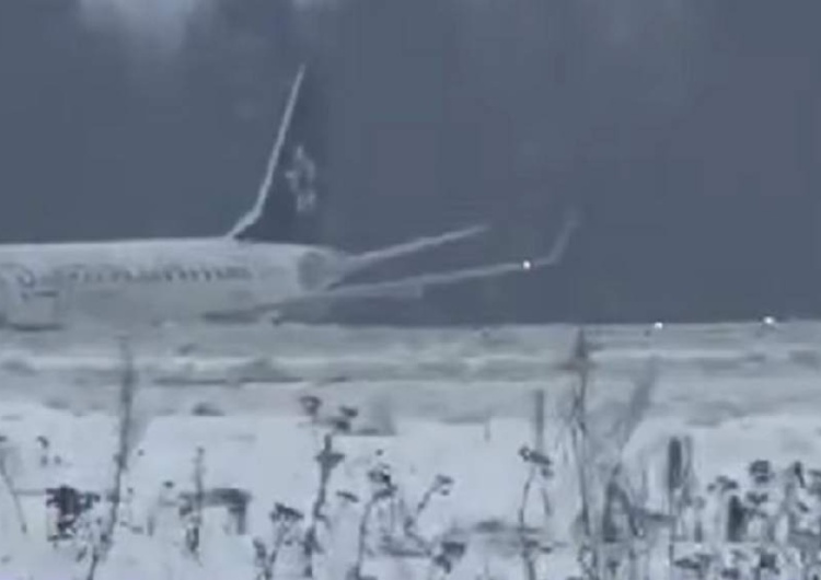 Polski samolot wypadł z pasa startowego na Litwie