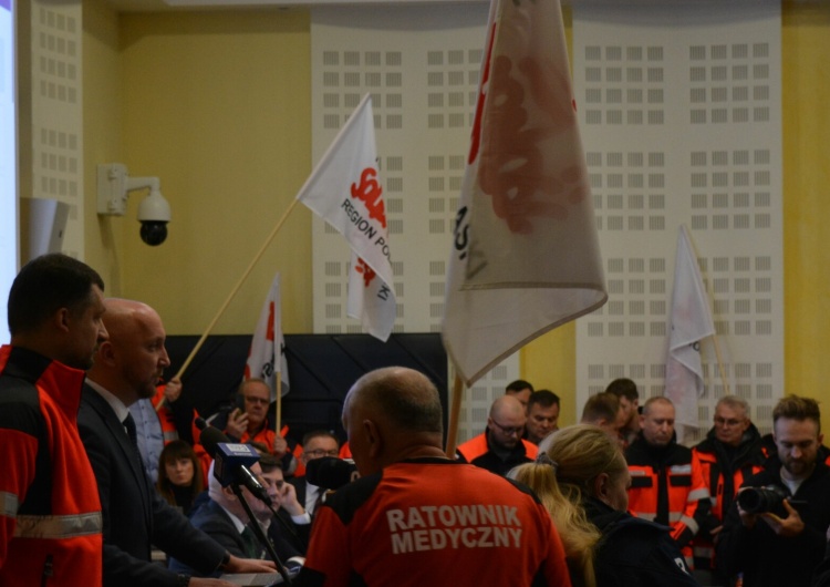 protest ratowników medycznych