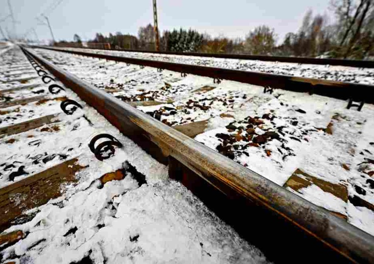 Miejsce aktu dywersji na torach kolejowych w Życzynie