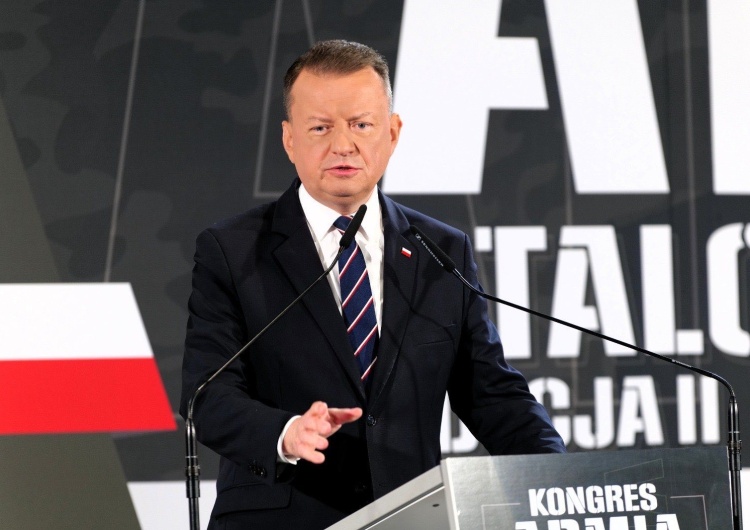 Były minister obrony narodowej Mariusz Błaszczak