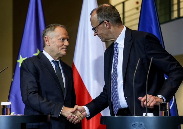 Donald Tusk i Friedrich Merz