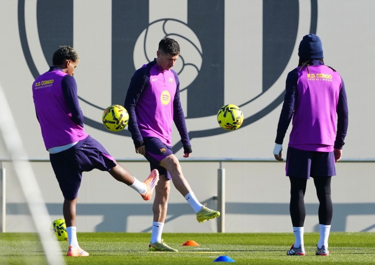 Lamine Yamal, Robert Lewandowski i Jules Kounde