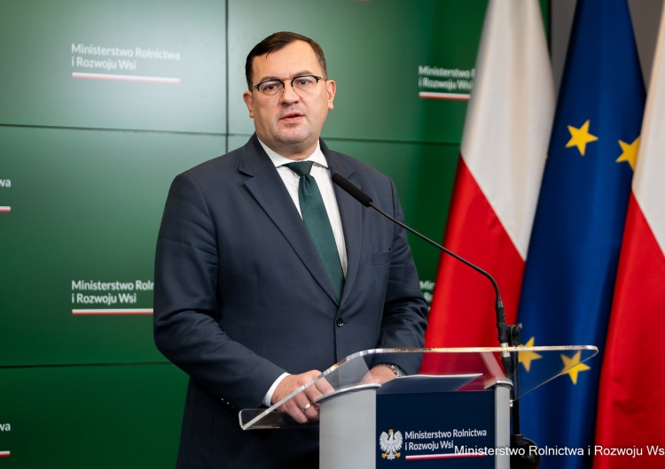 Minister rolnictwa Stefan Krajewski