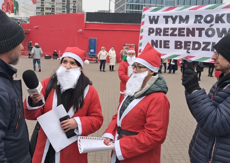 Protest Świętych Mikołajów