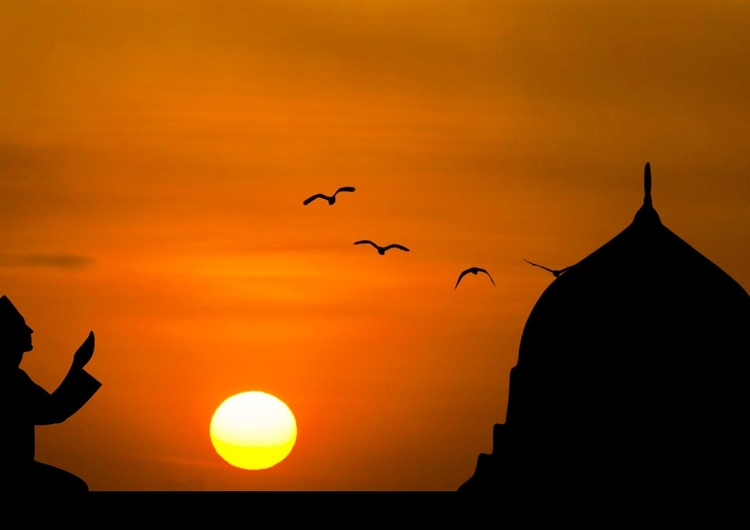 Poranna  modlitwa muzułmanów