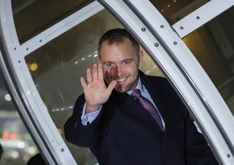 Prezydent RP Karol Nawrocki przed wylotem do Rygi