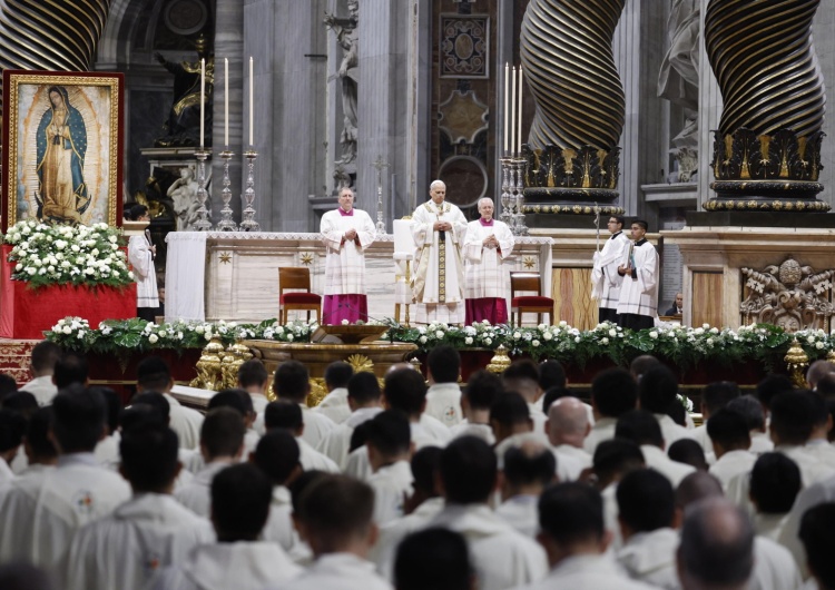 Msza św. uczci NMP z Guadalupe w bazylice św. Piotra