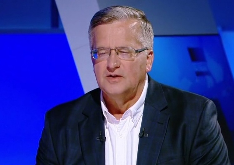 Komorowski krytykuje rząd ws. sytuacji na granicy: 