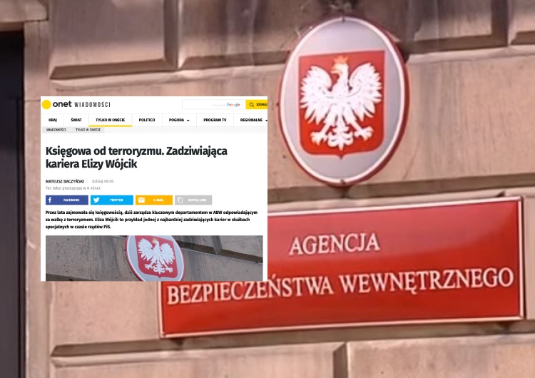 ABW reaguje na tekst Onetu. „Redakcja pomyliła nawet dane dot. struktury Agencji”