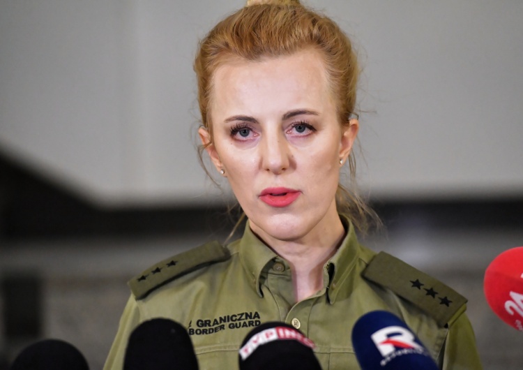 rzecznik Straży Granicznej ppor. Anna Michalska