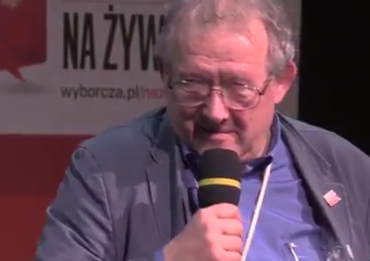 Adam Michnik, redaktor naczelny Gazety