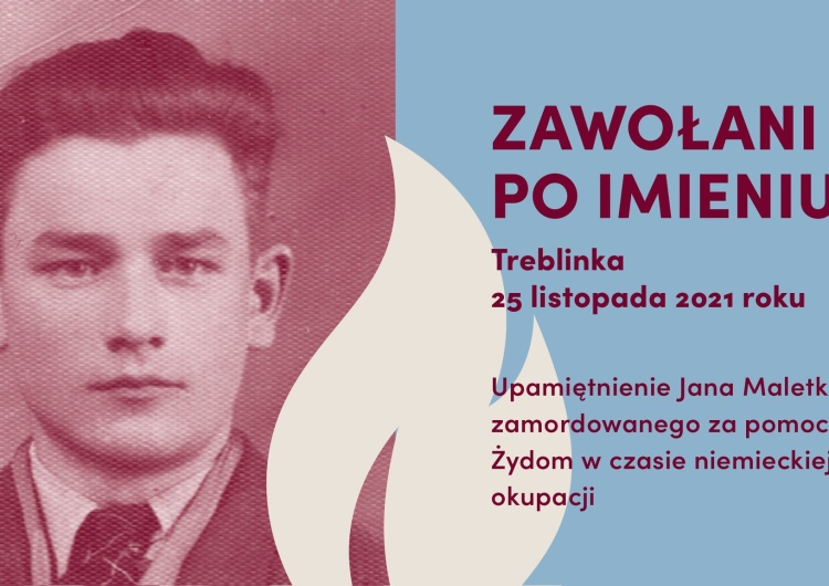 Grafika Instytutu Pileckiego upamiętniająca śmierć Jana Maletki, który zginał z rąk Niemców za to, że chciał podać Żydowi wodę Instytut Pileckiego upamiętnił Jana Maletkę, który zginął za to, że chciał podać Żydowi wodę. Grabowski i Bilewicz wściekli
