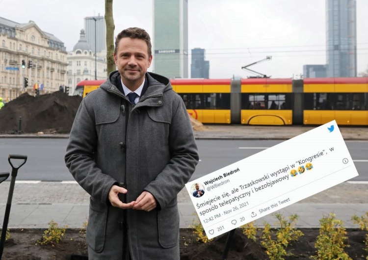 „Lemingi doznały ekstazy”. Internauci kpią z „mowy Trzaskowskiego w Kongresie”