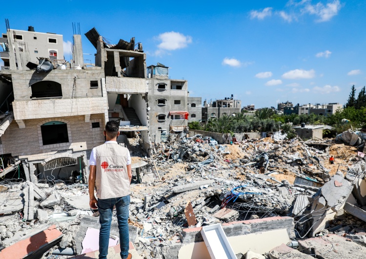 Strefa Gazy [Nasz Wywiad] Tak Caritas Polska pomaga w Syrii, w Libanie, Strefie Gazy, Kurdystanie...  - 