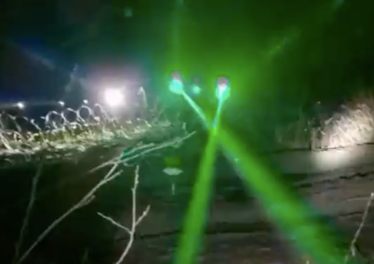  Kolejne prowokacje na granicy. Podlaska policja publikuje nagranie [WIDEO]