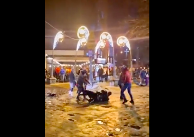  [video] Bójka w Zakopanem. Nie wszyscy dobrze się na Sylwestra bawili