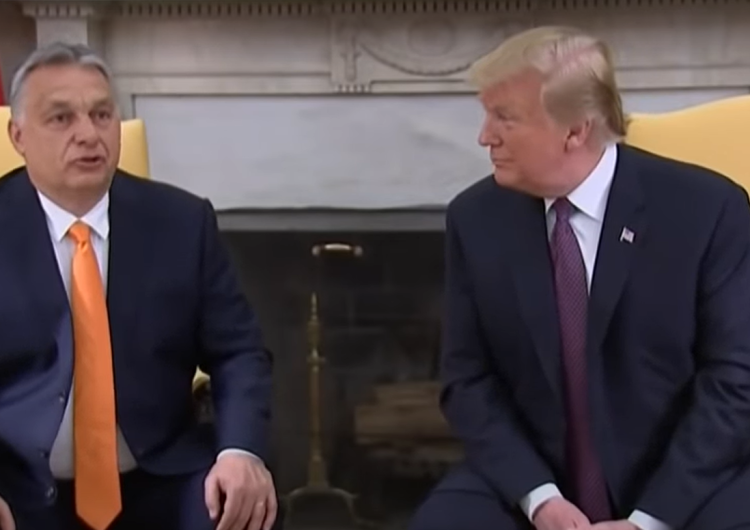 Donald Trump i Wiktor Orban Donald Trump poparł Victora Orbána przed wyborami na Węgrzech
