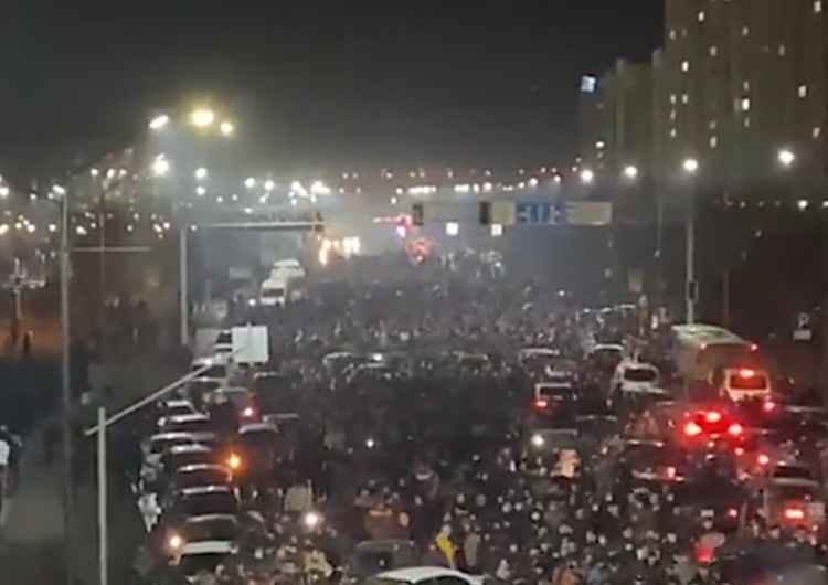 protesty w Kazachstanie [VIDEO] 