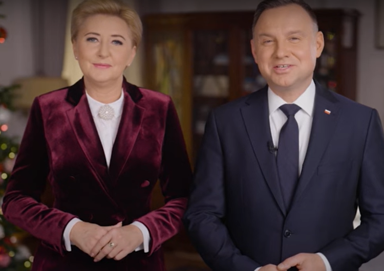 Andrzej Duda i Agata Kornhauser-Duda Prezydent z małżonką złożyli życzenia wiernym Kościoła prawosławnego i grekokatolikom z okazji Bożego Narodzenia