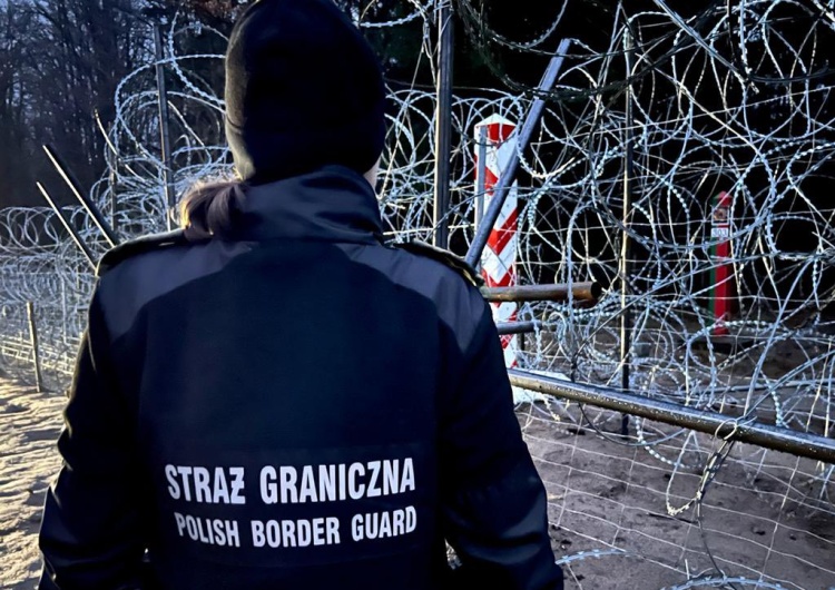 Podczas próby forsowania polskiej granicy raniono funkcjonariuszkę SG.