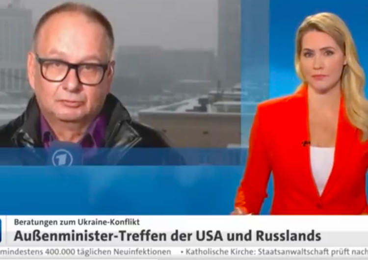 Korespondent ARD w Moskwie uważa, że szwedzkie czołgi na szwedzkiej wyspie są zagrożeniem dla Rosji. Czołgi. Na wyspie
