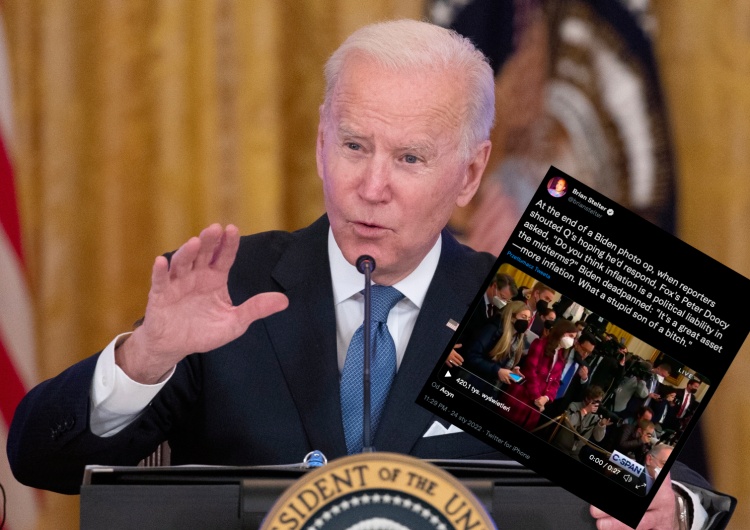 Joe Biden Biden myślał, że ma wyłączony mikrofon. Szokujące słowa o dziennikarzu Fox News [WIDEO]